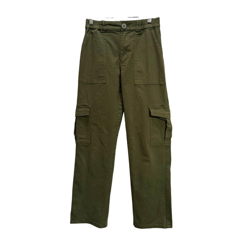 Olive Cargo Pants Womens XS Olive Green EUC High Rise Straight Utility gorpcore